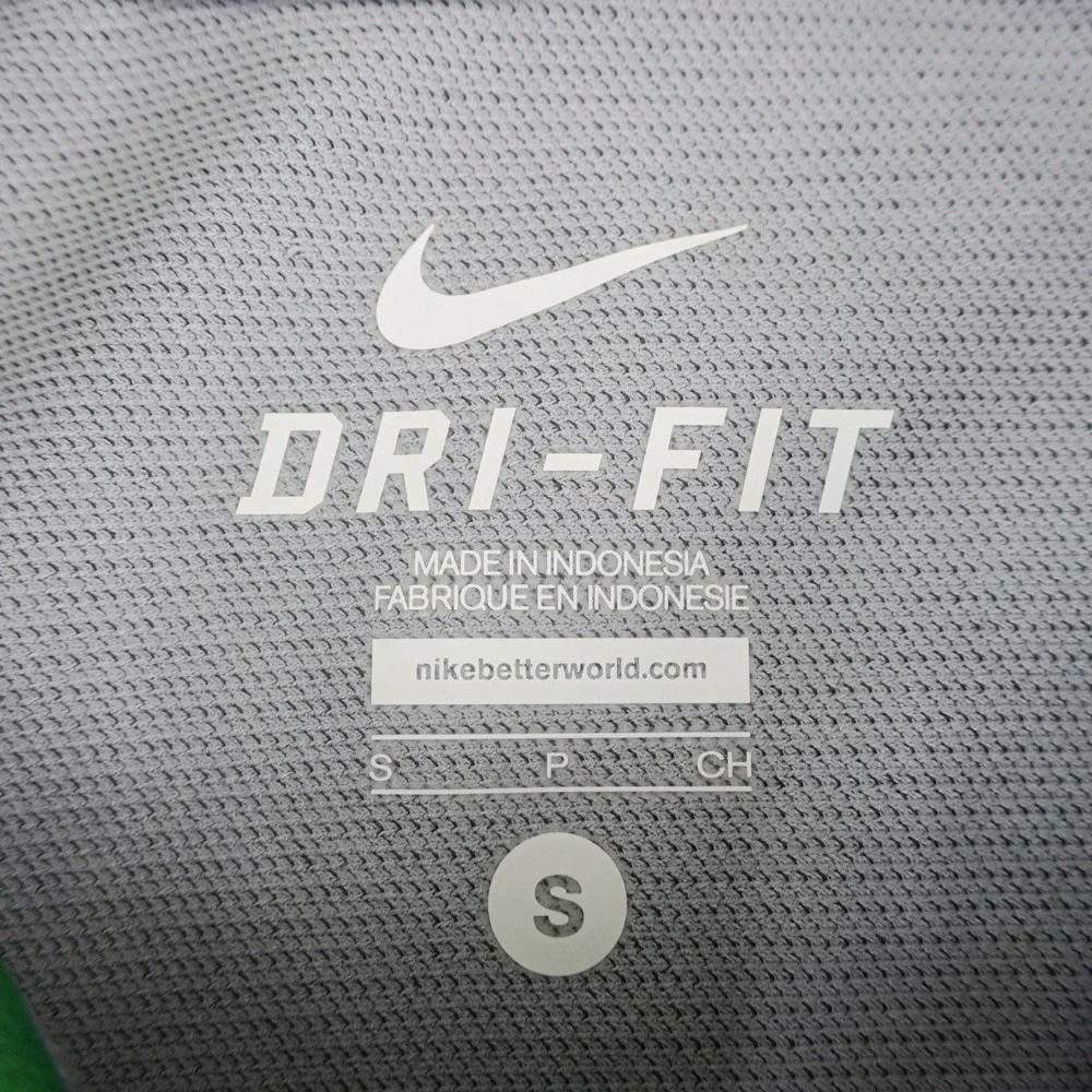 Nike Dri‎ Fit Oregon Ducks Polo Shirt Mens Small Gray Green
